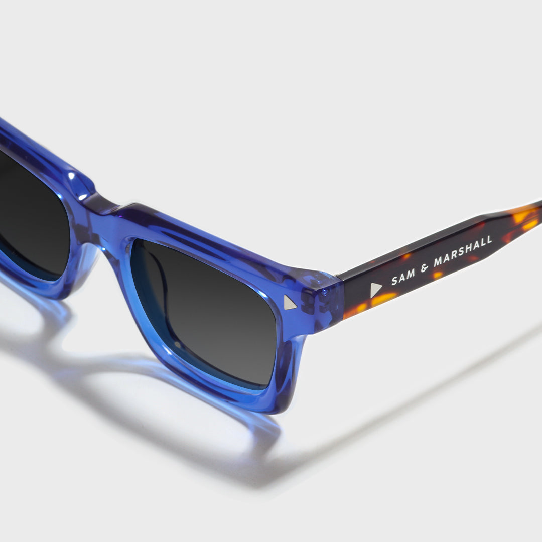 Duke // Textured Blue