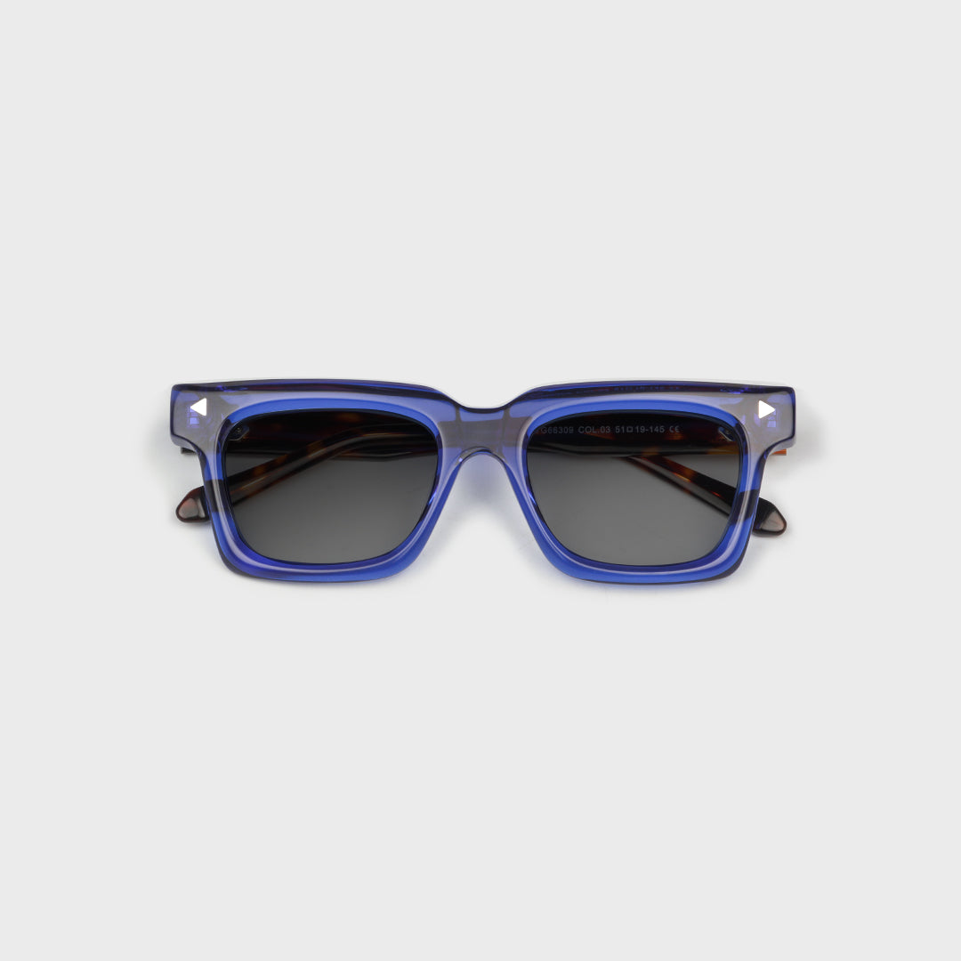 Duke // Textured Blue