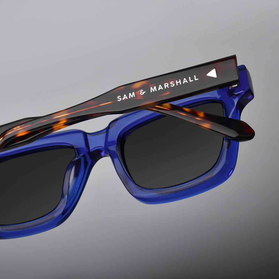 Duke // Textured Blue